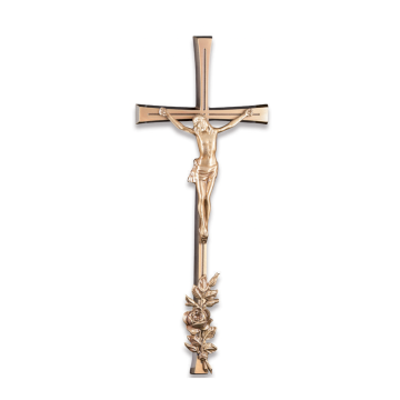 Brass bronze cross with...