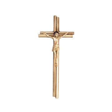 Латунний бронзовий хрест F87
